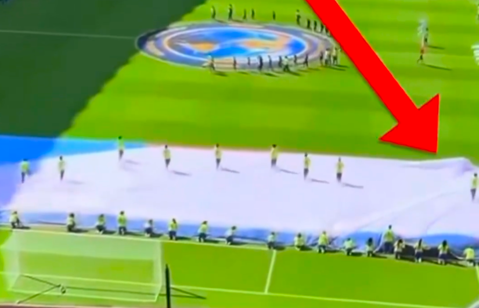 Wpadka na Mistrzostwach Świata. Jedna z osób zaginęła pod flagą [WIDEO] Zdjęcie główne wpisu