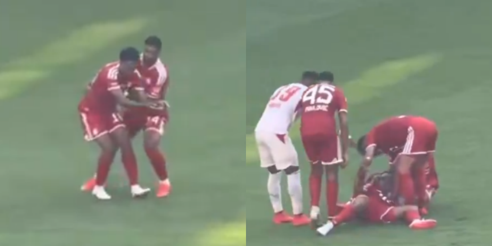 Dramatyczne chwile w sparingu Bayernu. Jamal Musiala zemdlał z powodu upału [WIDEO] Zdjęcie główne wpisu