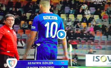 Nieładne zachowanie Patryka Dziczka po zejściu z boiska [VIDEO] Zdjęcie główne wpisu