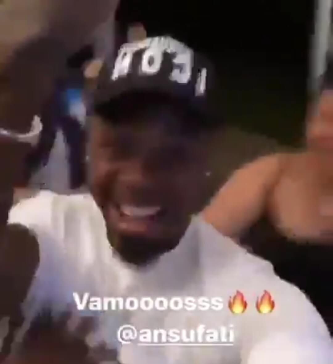 Tak po golu Ansu Fatiego cieszyła się jego rodzina! Niesamowite… [WIDEO] Zdjęcie główne wpisu