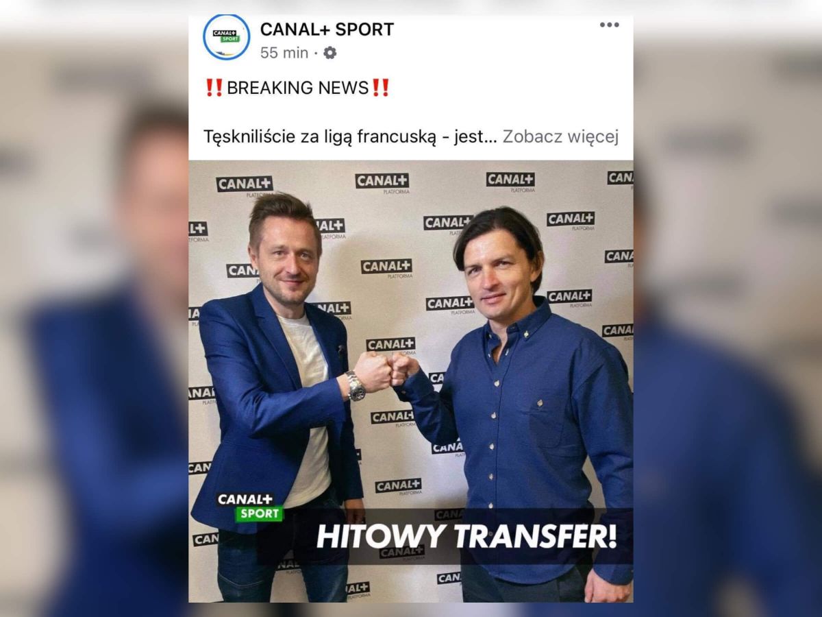 Smokowski wrócił do Canal +! Usłyszymy go już w najbliższej kolejce Zdjęcie główne wpisu