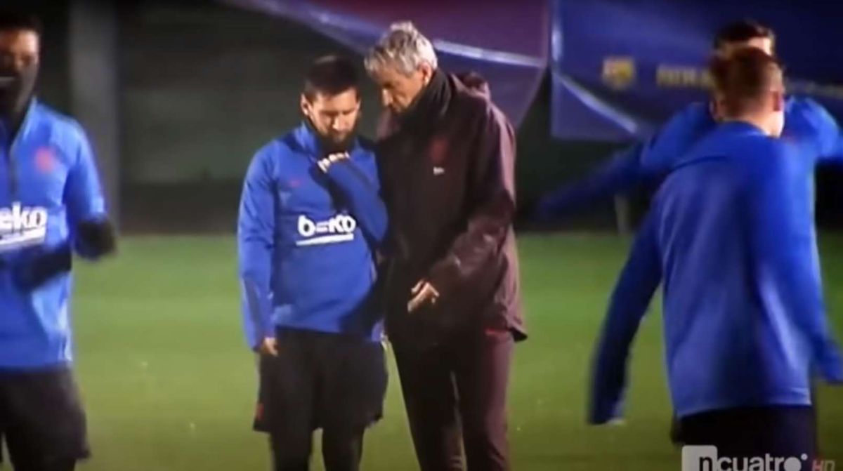 Nowe wieści w sprawie odejścia Quique Setiena z Barcelony? Messi miał podważyć autorytet trenera Zdjęcie główne wpisu