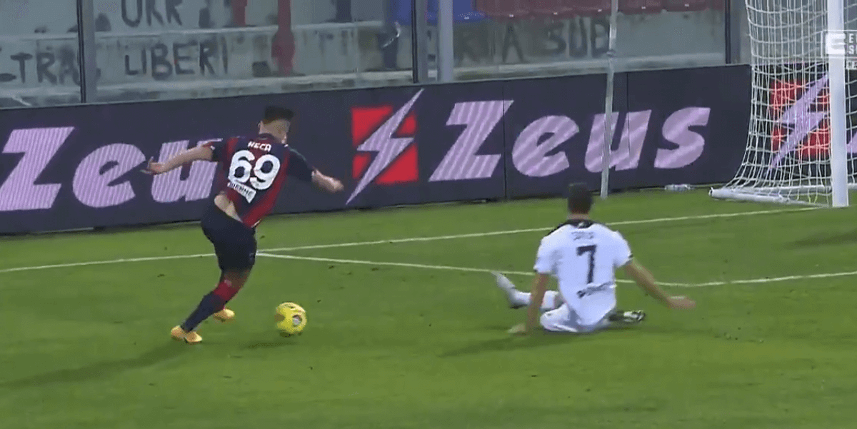 Pierwszy gol Recy w Serie A! Kapitalnie zakręcił rywala [WIDEO] Zdjęcie główne wpisu