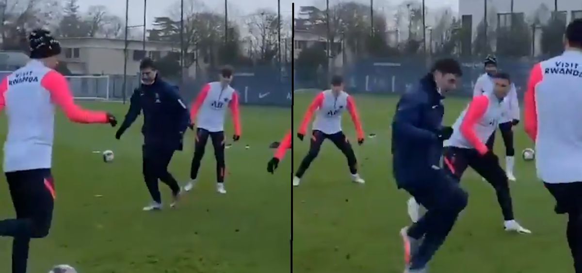 Pochettino ograny na treningu PSG. Z pewnością zapamięta to na długo [WIDEO] Zdjęcie główne wpisu