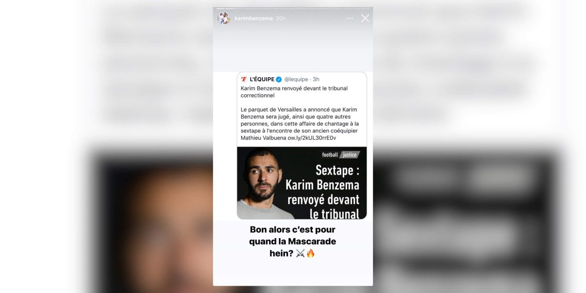 Benzema zabrał głos w sprawie rozprawy! „Dobrze, więc kiedy odbędzie się ta maskarada, co?” Zdjęcie główne wpisu