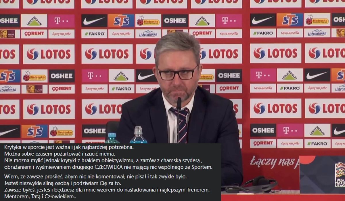 Syn Jerzego Brzęczka zabrał głos w sprawie zwolnienia ojca. „Wiem, że zawsze prosiłeś, abym nic nie komentował” Zdjęcie główne wpisu