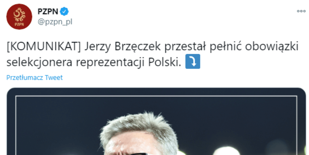 OFICJALNIE! Jerzy Brzęczek zwolniony z roli selekcjonera reprezentacji Polski Zdjęcie główne wpisu
