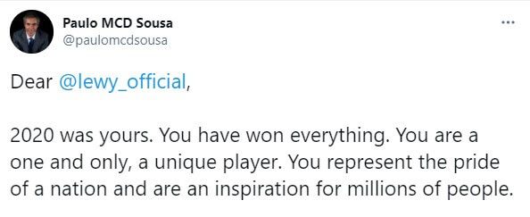 Paulo Sousa wie jak budować relacje z zawodnikami. Publicznie zwrócił się do Roberta Lewandowskiego Zdjęcie główne wpisu