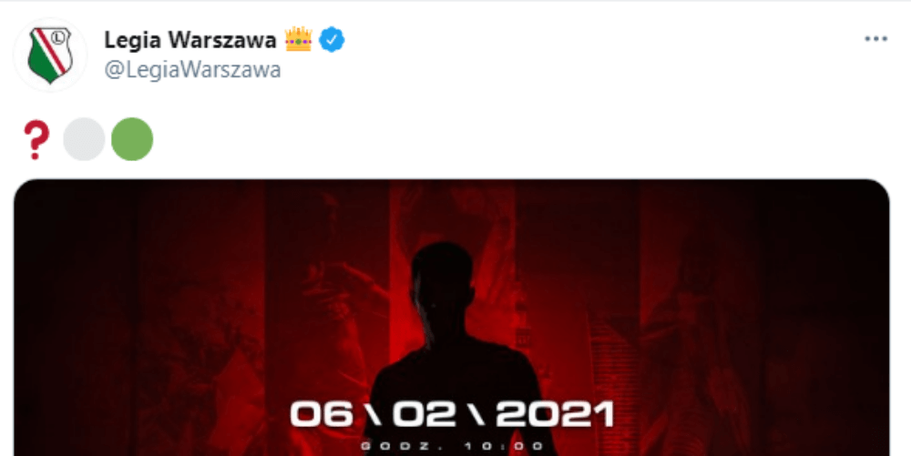 Tajemniczy wpis Legii Warszawa. Kibice zastanawiają się, o co chodzi Zdjęcie główne wpisu