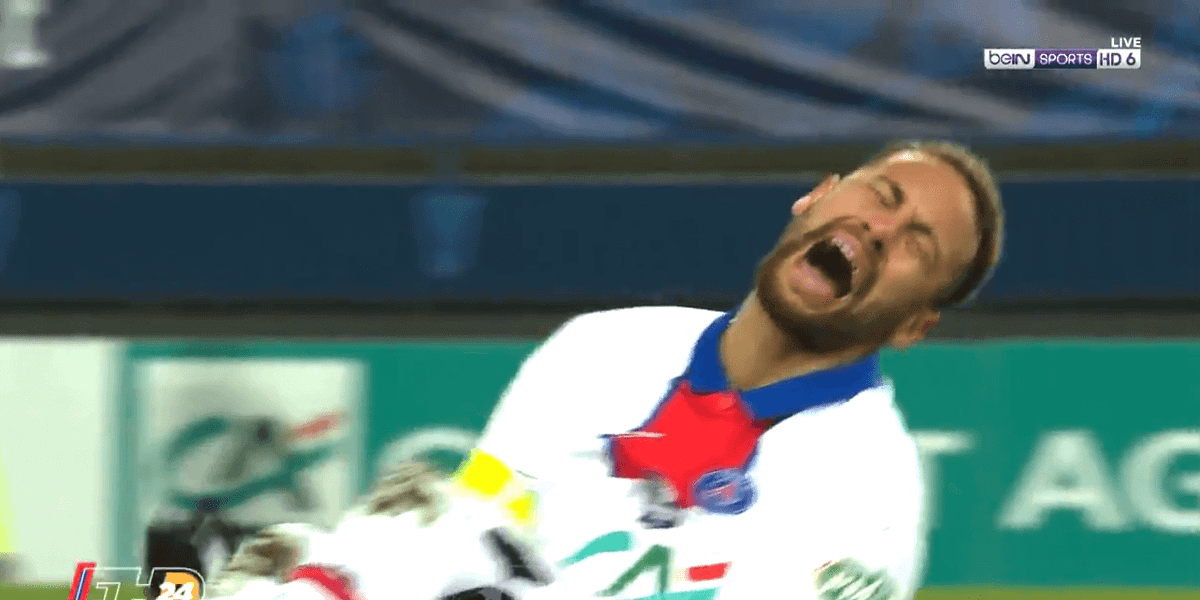 Neymar może opuścić mecz z FC Barceloną! Wszystko, przez ten faul [WIDEO] Zdjęcie główne wpisu