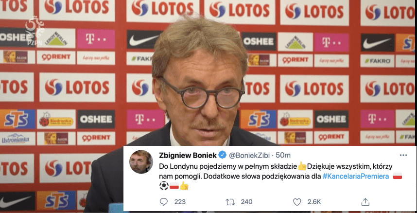 Kadra pojedzie do Anglii w komplecie? Boniek ma nowe informacje Zdjęcie główne wpisu