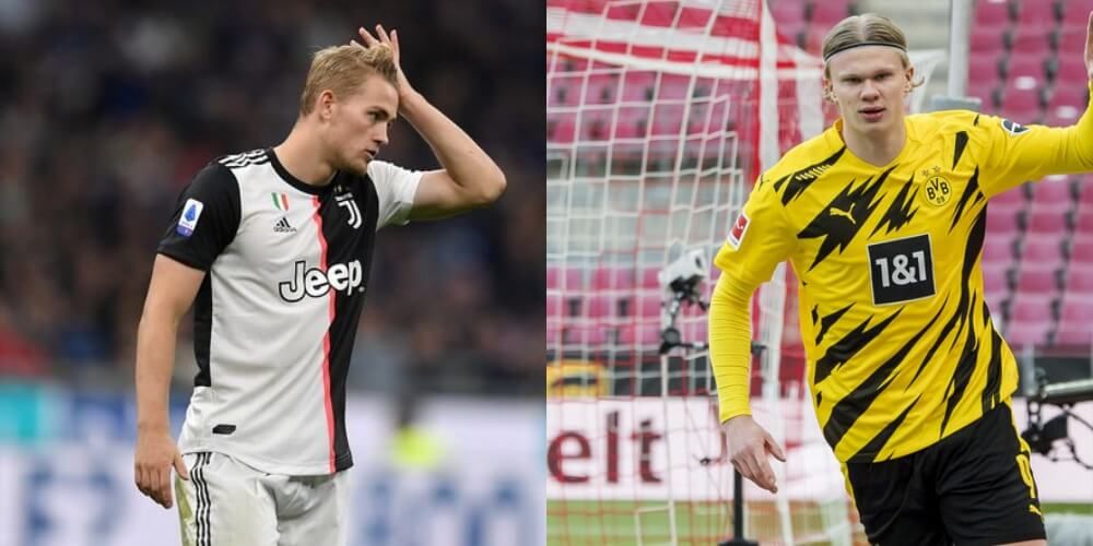 Wielkie plany FC Barcelony. Joan Laporta rozmawiał z agentem Haalanda i de Ligta Zdjęcie główne wpisu