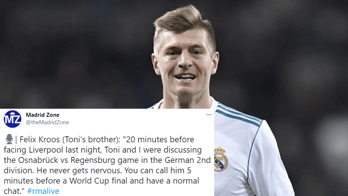 Toni Kroos 20 minut przed meczem z Liverpoolem rozmawiał z bratem. O drugiej lidze niemieckiej Zdjęcie główne wpisu