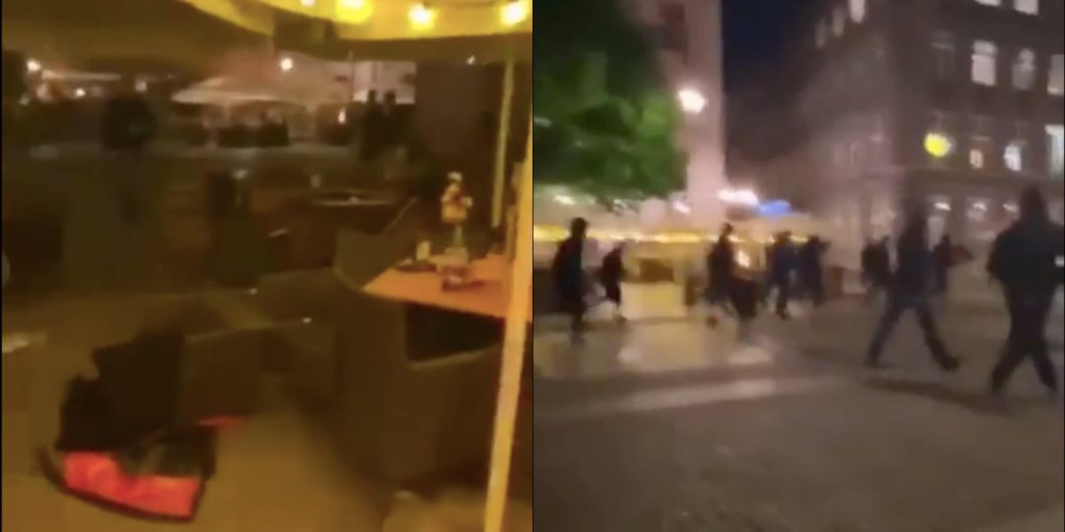 Rozróba w Gdańsku! Chuligani Lechii przegonili kibiców Villarrealu i Manchesteru United [WIDEO] Zdjęcie główne wpisu