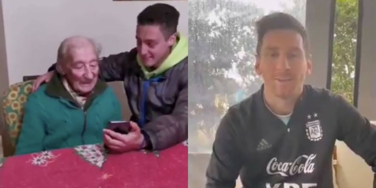 100-letni fan Messiego zapisuje wszystkie jego gole. Argentyńczyk nagrał dla niego specjalną wiadomość Zdjęcie główne wpisu
