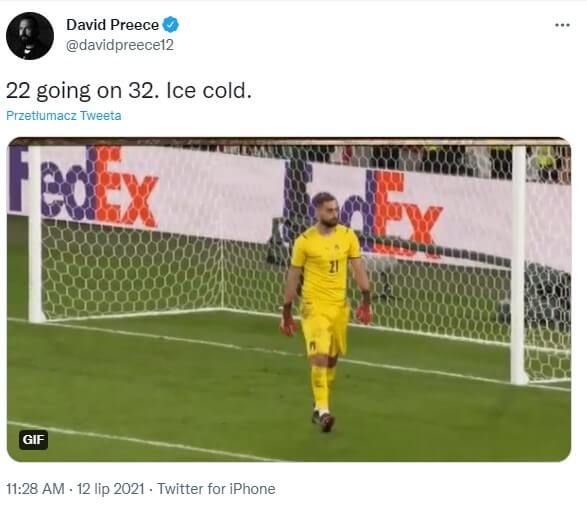 Świetna reakcja Gianluigiego Donnarummy po obronie ostatniego karnego. „Oglądam to pięćdziesiąty raz, definicja szefa” Zdjęcie główne wpisu