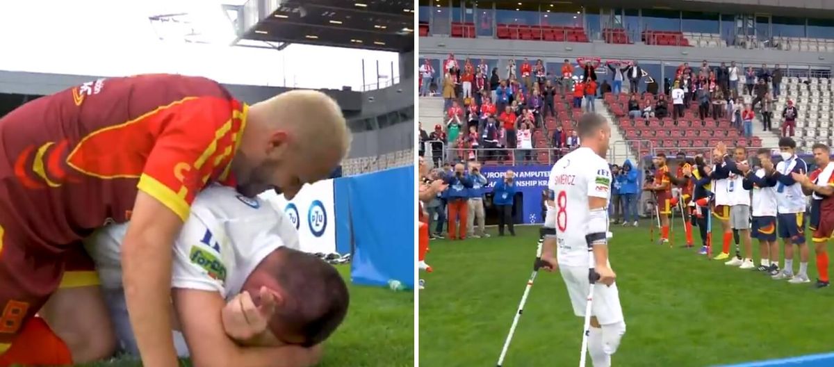 Reprezentacja Polski przegrała w półfinale ampfutbolowego EURO. Wspaniałe zachowanie rywali [WIDEO] Zdjęcie główne wpisu