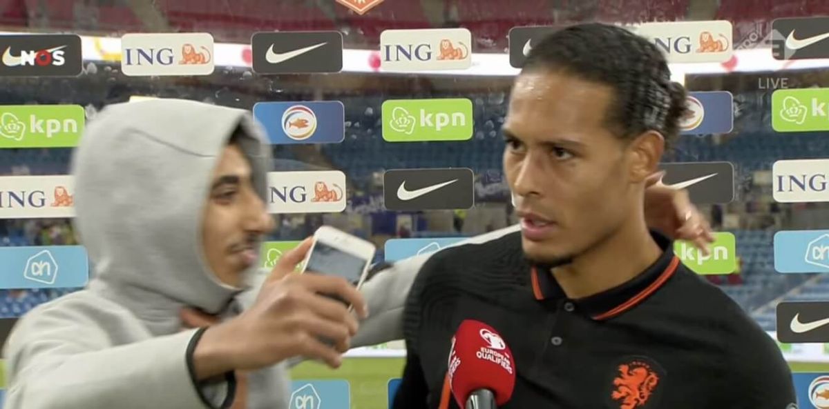 Kibic poprosił Virgila van Dijka o zdjęcie. Holender odmówił [WIDEO] Zdjęcie główne wpisu