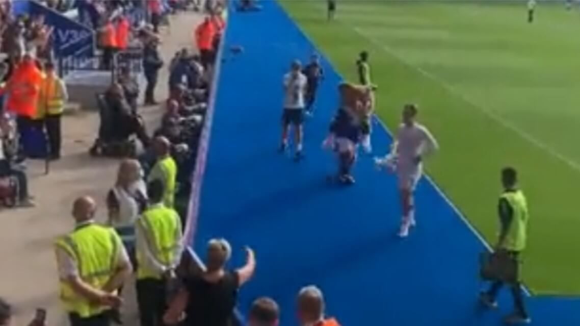 Maskotka Leicester City wyśmiała Jacka Grealisha. Reputacja nurka za 100 mln funtów daje o sobie znać [WIDEO] Zdjęcie główne wpisu