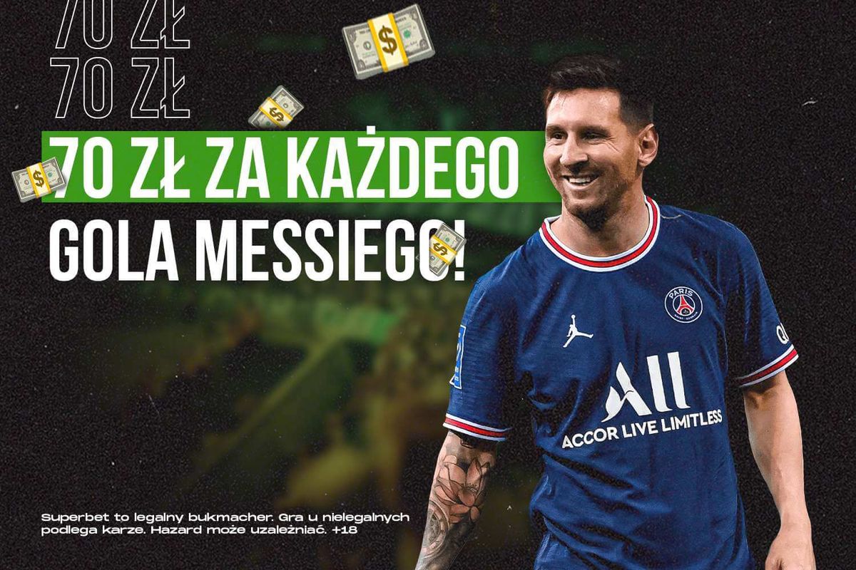 Kasa za gole Leo Messiego! Odbierz WIELKI BONUS za każdą bramkę gracza PSG Zdjęcie główne wpisu