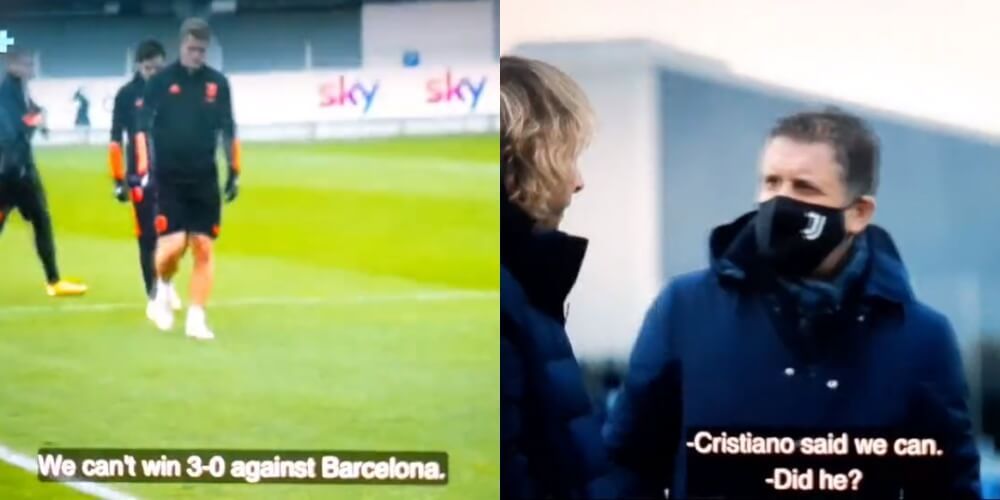 Cristiano Ronaldo przewidział zwycięstwo Juventusu z Barceloną rok temu [WIDEO] Zdjęcie główne wpisu