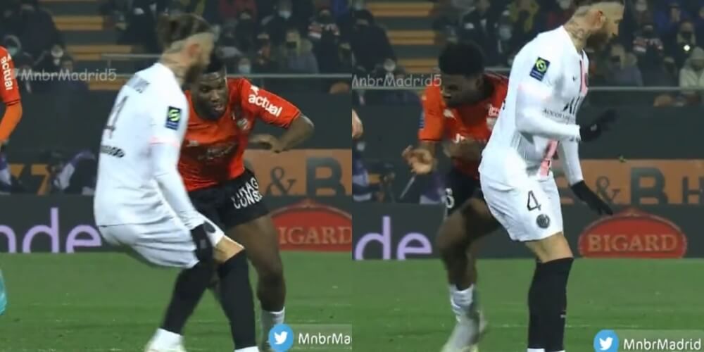 „Zabójcze” 4 minuty Sergio Ramosa. Dostał dwie żółte kartki i wyleciał z boiska [WIDEO] Zdjęcie główne wpisu