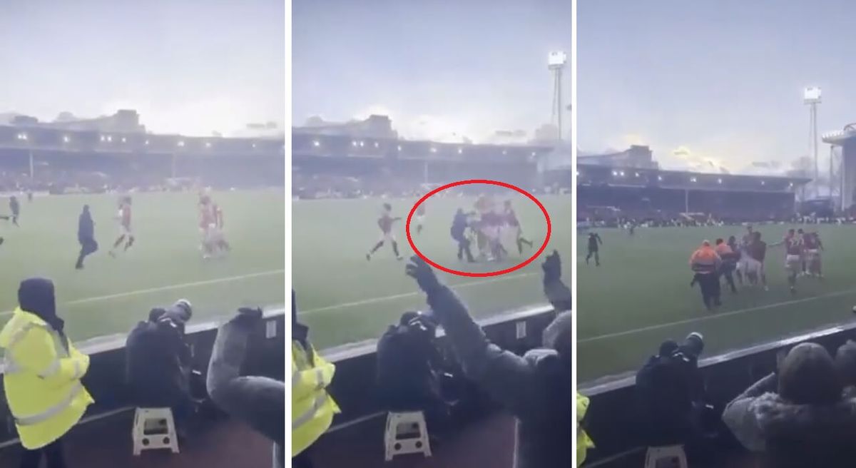 Zamieszanie w Anglii. Kibic Leicester zaatakował piłkarzy Nottingham Forest [WIDEO] Zdjęcie główne wpisu