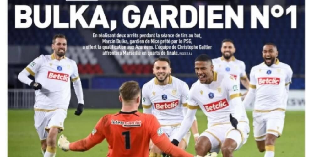 Marcin Bułka na okładce „L’Equipe”! Francuskie media zachwycone Polakiem Zdjęcie główne wpisu