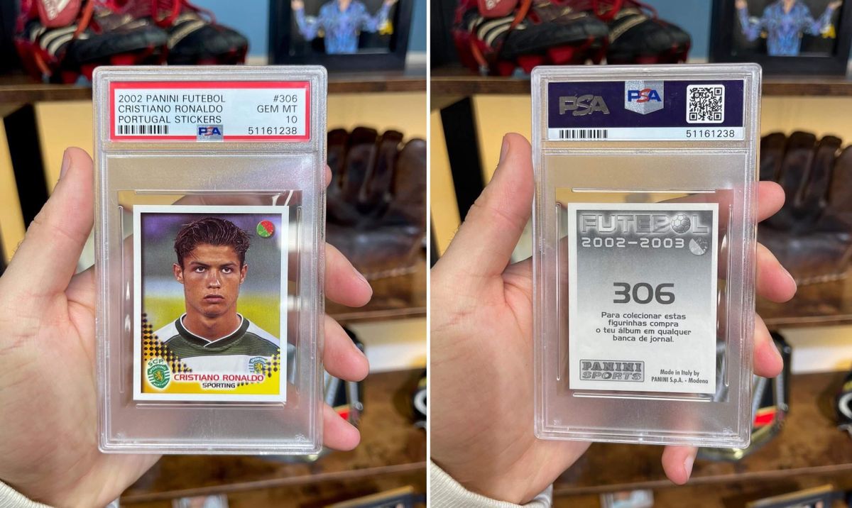 Naklejka Ronaldo z Panini sprzedana za 59 tysięcy funtów! Pochodzi z sezonu 2002/2003 Zdjęcie główne wpisu