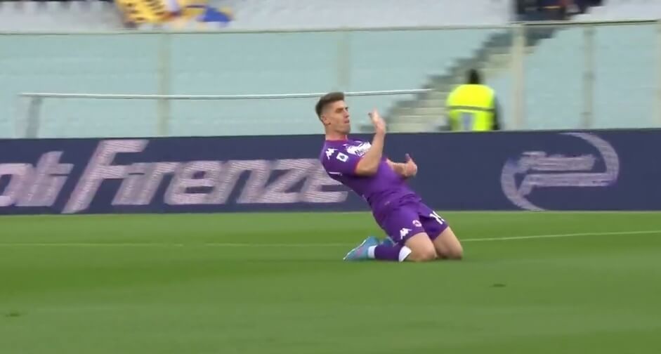 On się nie zatrzymuje! Kolejny gol Krzysztofa Piątka dla Fiorentiny [WIDEO] Zdjęcie główne wpisu