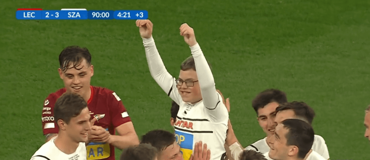 Mecz charytatywny Lechia – Szachtar: 12-latek z Mariupola bohaterem spotkania! Zdjęcie główne wpisu