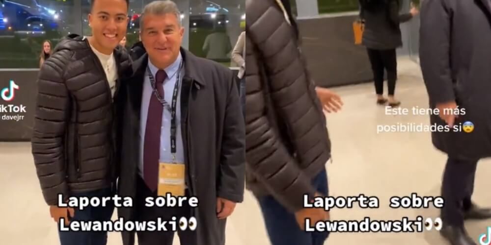 Joan Laporta został zapytany o transfer Lewandowskiego. „Ma większe szanse” [WIDEO] Zdjęcie główne wpisu