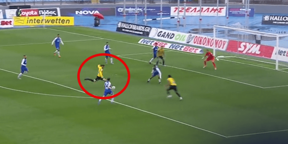 Pierwszy gol Krychowiaka w Grecji! Przytomne zachowanie Polaka [WIDEO] Zdjęcie główne wpisu