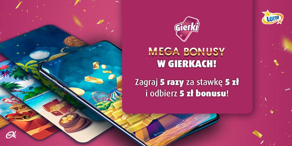 Mega bonusy na Gierki od LOTTO czas start! Zdjęcie główne wpisu