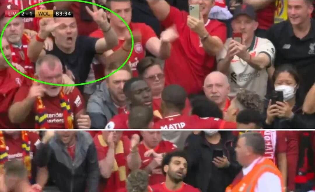 Kibic pokazał Salahowi wynik meczu Manchesteru City. Bolesna reakcja Egipcjanina Zdjęcie główne wpisu