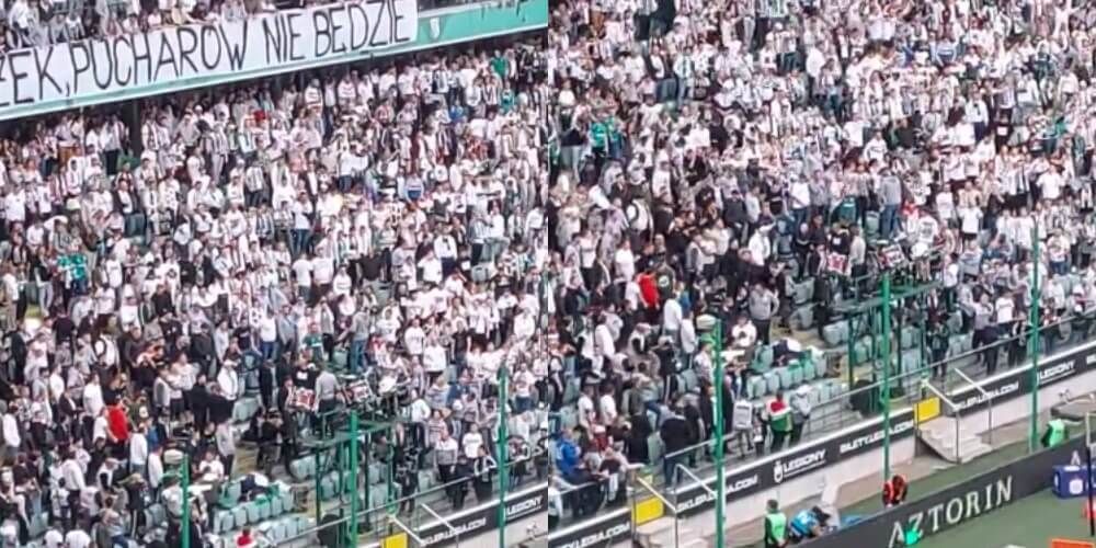 Kibice Legii muszą zmienić plany. Nie dostali zgody na przemarsz w dniu finału Pucharu Polski Zdjęcie główne wpisu