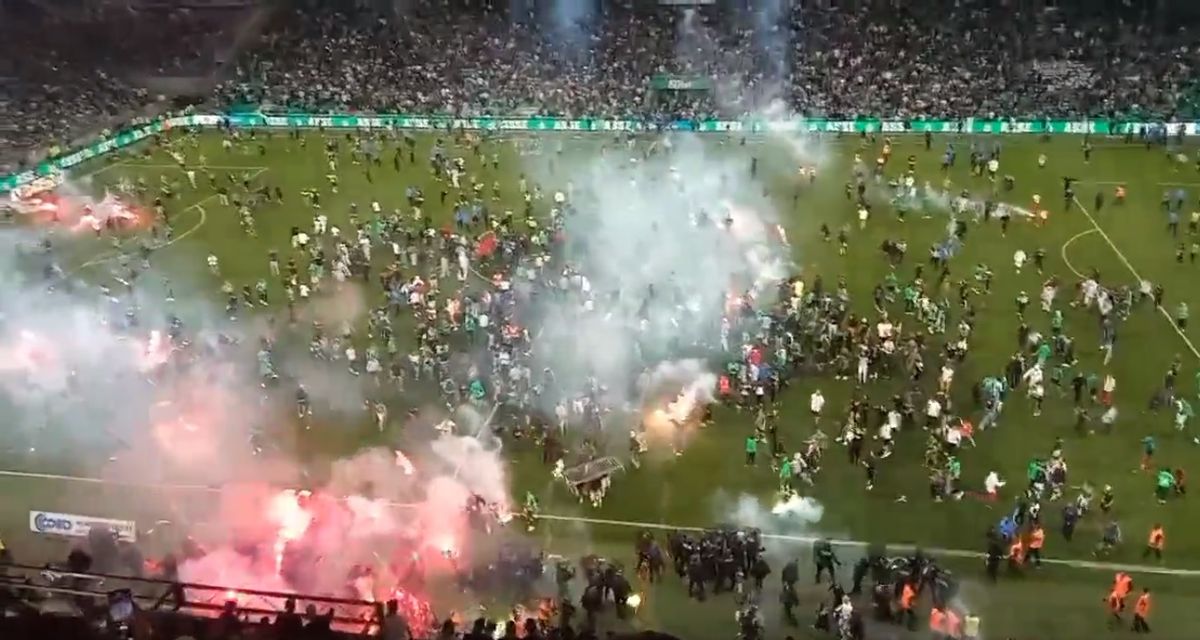 AS Saint-Étienne po 18 latach spada z Ligue 1! Kibice dali upust swoim emocjom [WIDEO] Zdjęcie główne wpisu