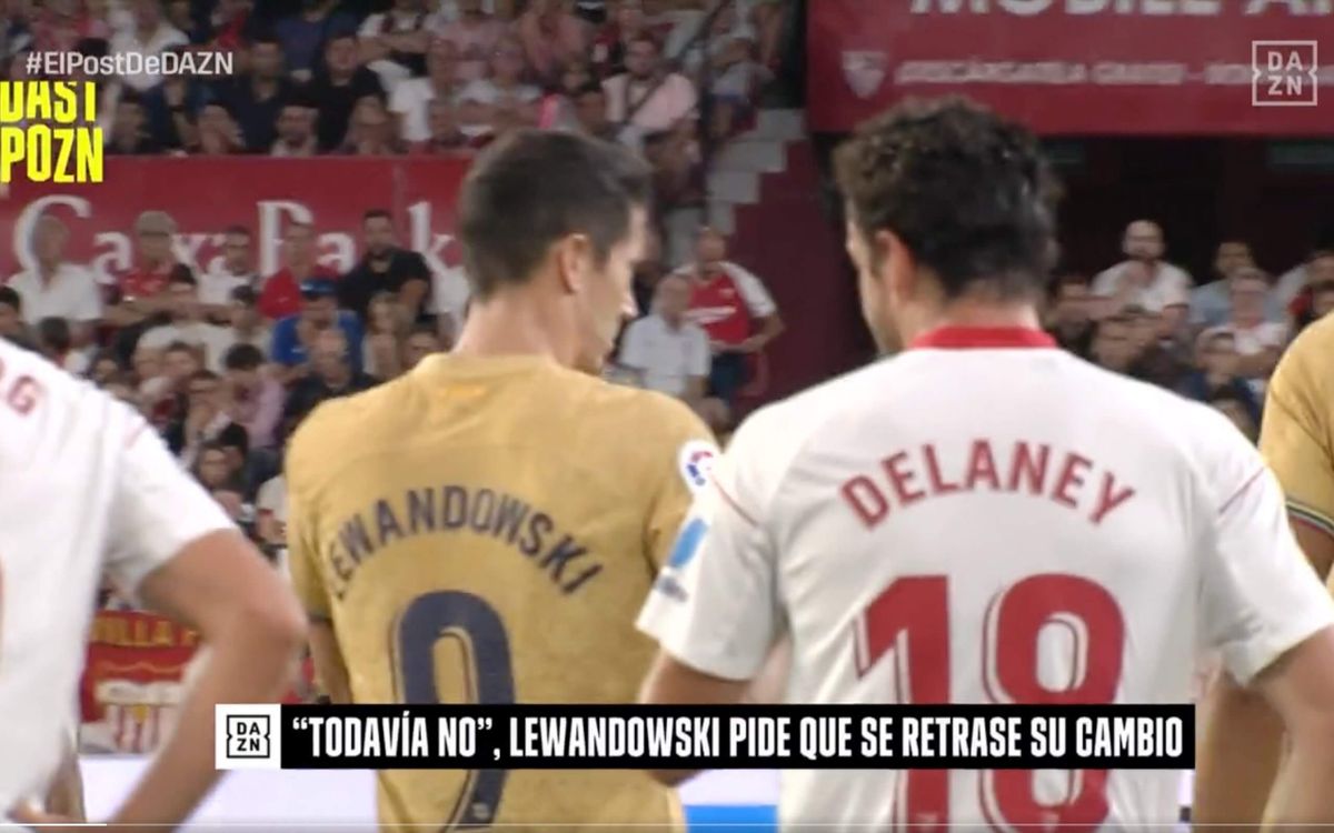 Lewandowski prosił Xaviego o więcej minut. Kamery wychwyciły moment rozmowy Zdjęcie główne wpisu