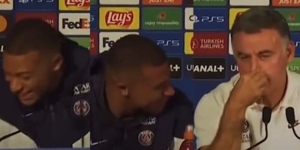 Beznadziejne zachowanie Mbappe i Galtiera. Tak zareagowali na poważne pytanie [WIDEO] Zdjęcie główne wpisu