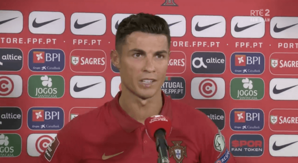 Cristiano Ronaldo zadowolony po odejściu Santosa. Jasne stanowisko lidera Portugalii Zdjęcie główne wpisu