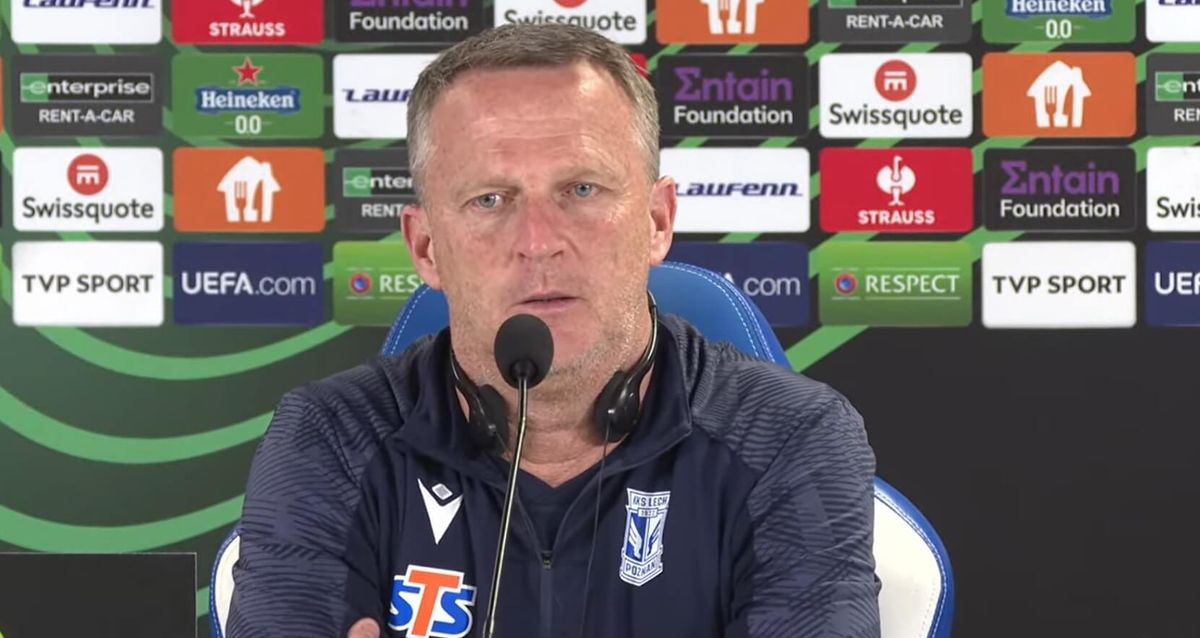 John van den Brom liczy na lepszy występ Lecha Poznań. „To mój jedyny cel” Zdjęcie główne wpisu