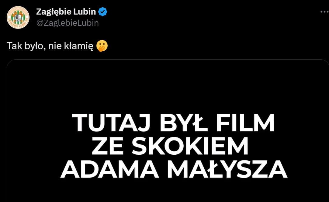 TVP Sport przyczepiło się do praw autorskich. Bezbłędna riposta Zagłębia Lubin Zdjęcie główne wpisu