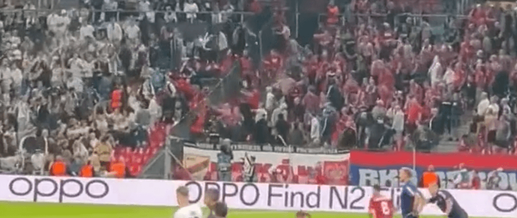 Napięta atmosfera w końcówce meczu FC Kopenhaga – Raków Częstochowa. Niewiele brakowało do zadymy [WIDEO] Zdjęcie główne wpisu