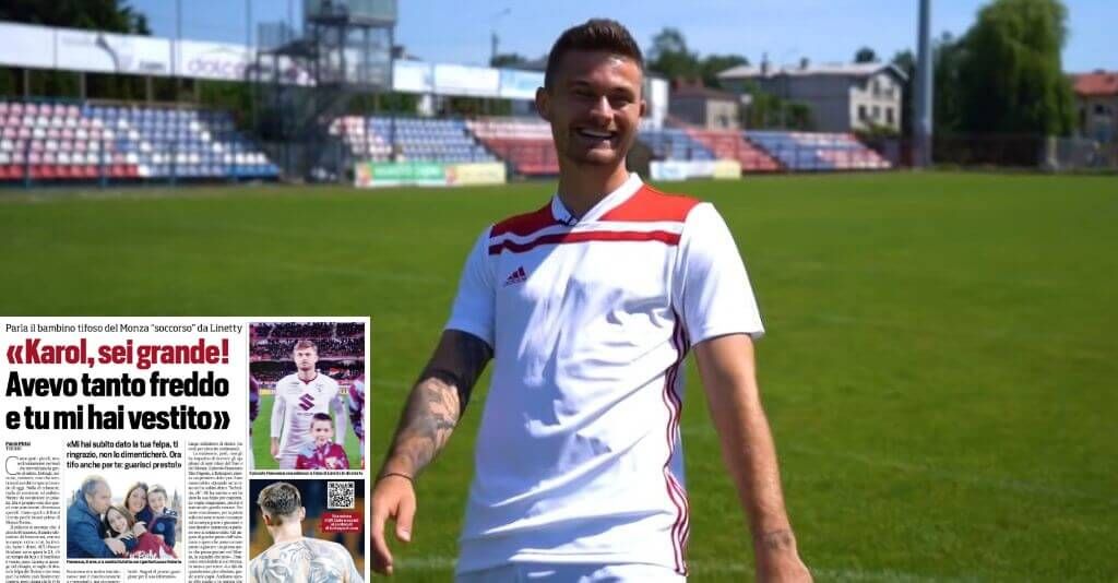 Włosi zachwyceni Karolem Linettym! Piękny gest Polaka odbił się szerokim echem Zdjęcie główne wpisu