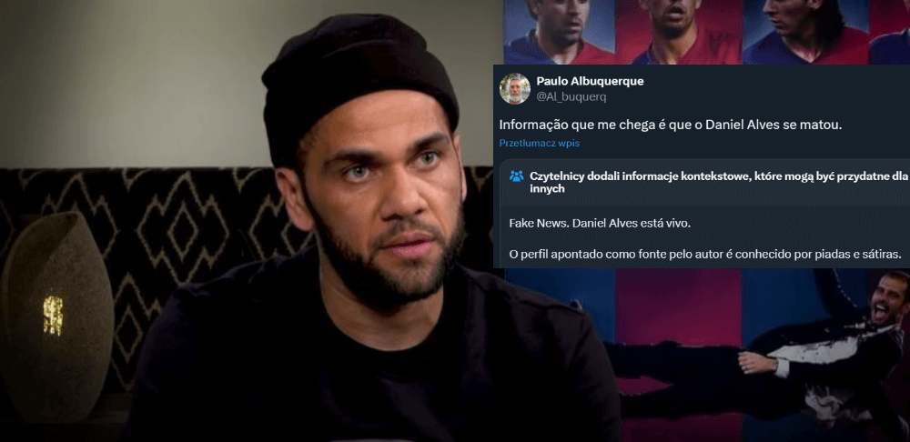 Rozpowszechnił tragiczną plotkę o Danim Alvesie. Teraz może go spotkać kara Zdjęcie główne wpisu
