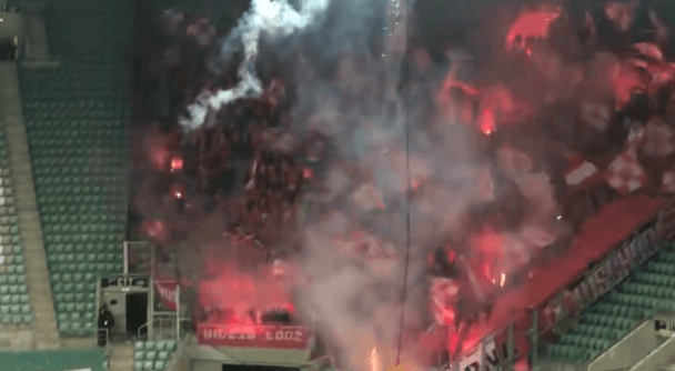 Oprawa kibiców Widzewa wymknęła się spod kontroli. Niewiele zabrakło do poważnego wypadku [WIDEO] Zdjęcie główne wpisu