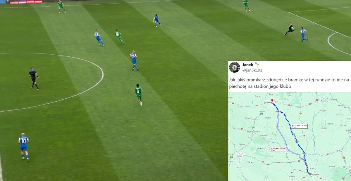 Dotrzymał obietnicy! Kibic pójdzie pieszo na mecz Radomiaka Zdjęcie główne wpisu