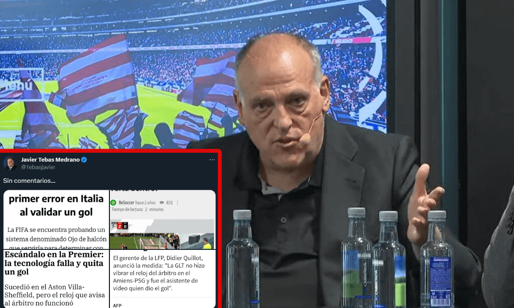 Tebas reaguje na kontrowersję w El Clasico. Szef La Liga wybrał ciekawą linię obrony… Zdjęcie główne wpisu