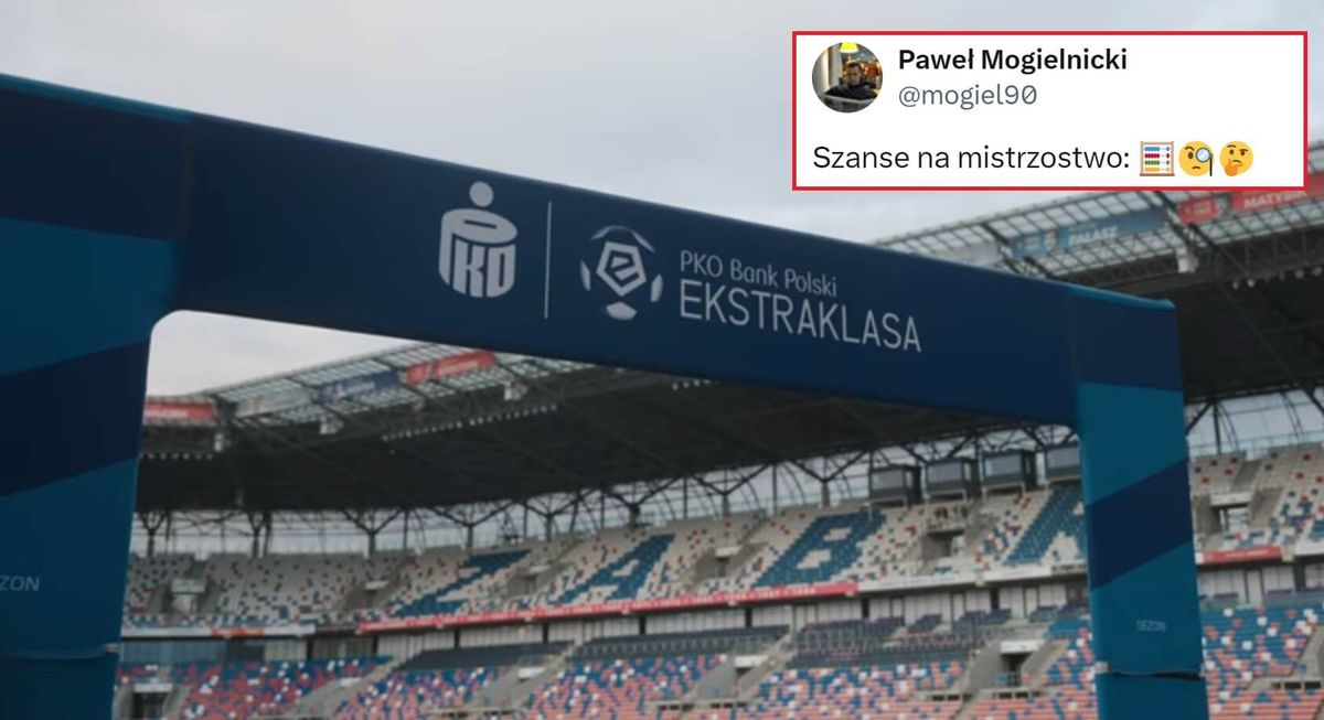Wyliczono szanse na mistrzostwo Ekstraklasy. Faworyt jest już tylko jeden Zdjęcie główne wpisu