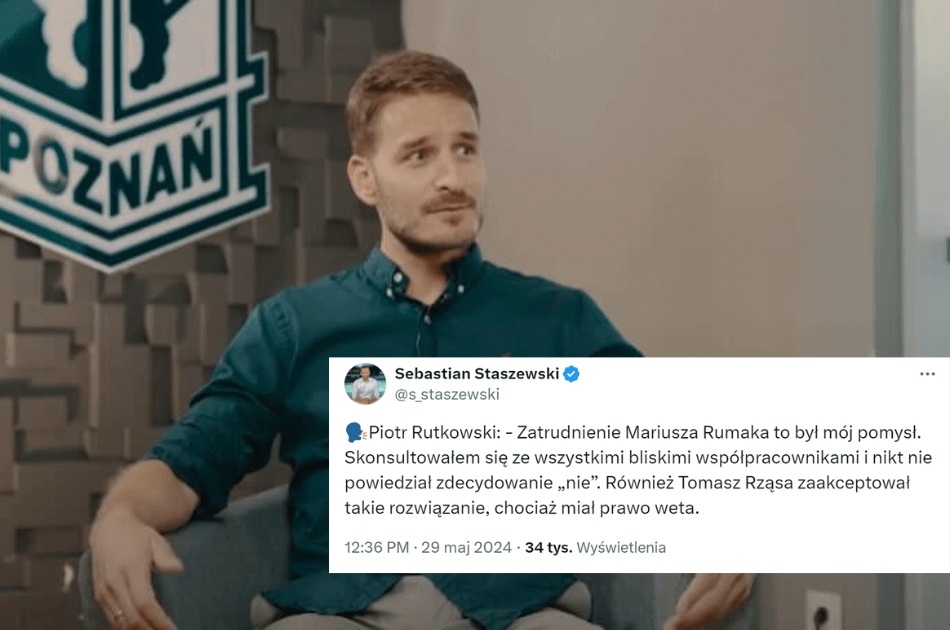 Piotr Rutkowski o zatrudnieniu Rumaka. „Nikt nie powiedział zdecydowanie nie” Zdjęcie główne wpisu